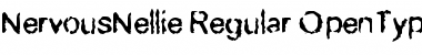 NervousNellie Regular Font