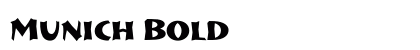 Munich Bold preview