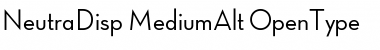 Download Neutra Display Thin Alt Font