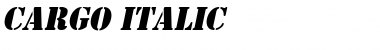 Cargo Italic Font
