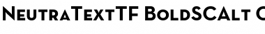Neutra Text TF SC Alt Bold Font