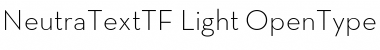 Neutra Text TF Light Regular Font