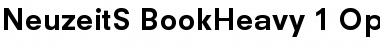 NeuzeitS BookHeavy Font
