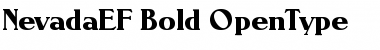 NevadaEF Bold Font