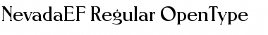 Download NevadaEF Font