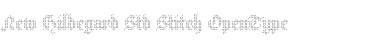 New Hildegard Std Stitch Font