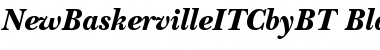 ITC New Baskerville Black Italic Font