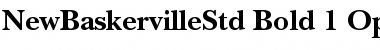 ITC New Baskerville Std Bold Font