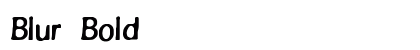 Blur Bold preview