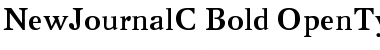 NewJournalC Bold Font