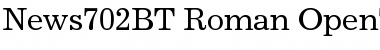 News 702 Regular Font