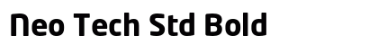 Neo Tech Std Bold preview