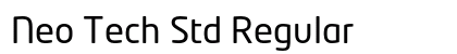Neo Tech Std Regular Preview