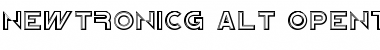 NewtronICG Alt Font