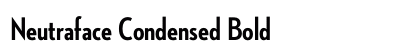 Neutraface Condensed Bold preview