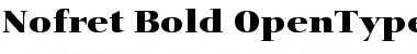 Nofret Bold Font