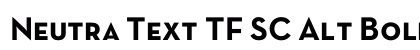 Neutra Text TF SC Alt Bold preview