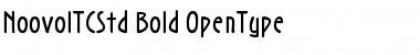 Noovo ITC Std Bold Font