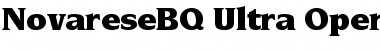 Novarese BQ Regular Font