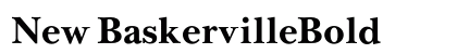 New BaskervilleBold Preview