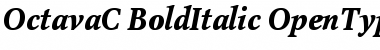 OctavaC Bold Italic Font