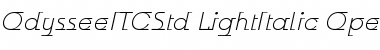 Download Odyssee ITC Std Font