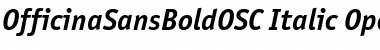 Download OfficinaSansBoldOSC Font