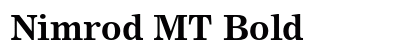 Nimrod MT Bold Preview