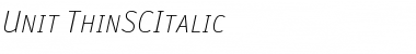Download Unit-ThinSCItalic Font