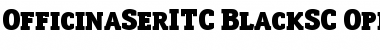 OfficinaSerITC BlackSC Font