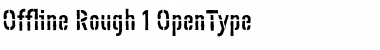 Offline Rough Font