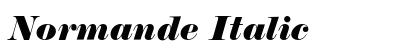 Normande Italic preview