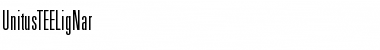 Download UnitusTEELigNar Font Download UnitusTEELigNar Font