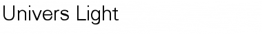 Download Univers-Light Font