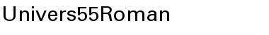 Univers55Roman Roman Font