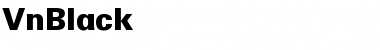 .VnBlack Regular Font