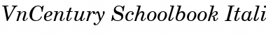 .VnCentury Schoolbook Italic Font