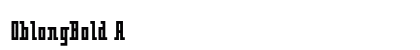 OblongBold A Preview