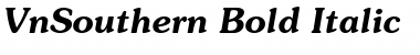 .VnSouthern Bold Italic Font
