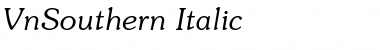 .VnSouthern Italic Font