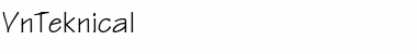 .VnTeknical Regular Font