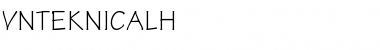 .VnTeknicalH Regular Font