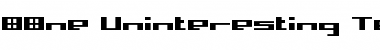 00ne Uninteresting Tech Regular Font