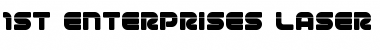 1st Enterprises Laser Regular Font