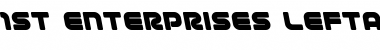 1st Enterprises Leftalic Italic Font