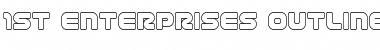 1st Enterprises Outline Regular Font