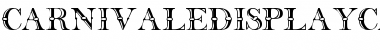 CarnivaleDisplayCapsSSK Regular Font