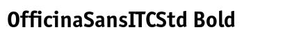 OfficinaSansITCStd Bold Preview