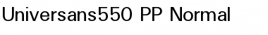 Universans550_PP Regular Font
