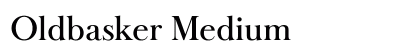 Oldbasker Medium preview